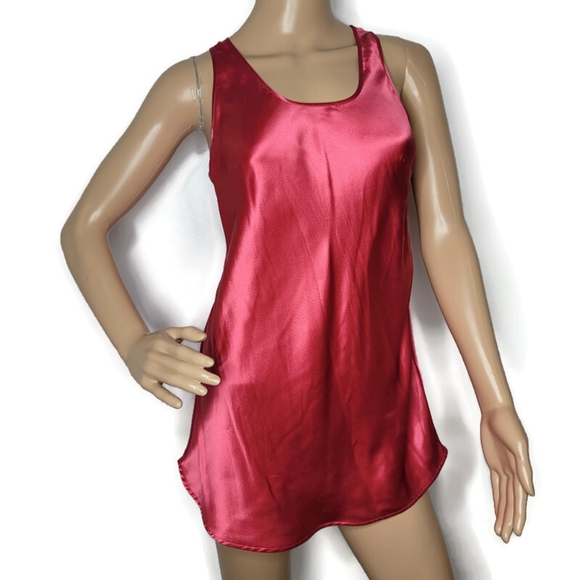 Reiss silk red pink nighty tank top size 0. Luxurious beautiful comfortable. - Picture 5 of 7